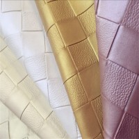 PVC Diamond Grain Leather for Furniture Cover Decoration