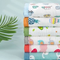 Infant Eco-Friendly Baby Muslin Cloth 100% Cotton Swaddle Blankets