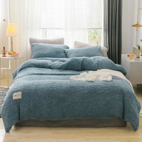 100% Polyester Warm Thick Sherpa Fleece Wholesale Bedding Comforter 3PCS/8PCS Sets Bedding