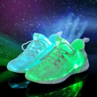 2020 New Portable Sports Shoes Women's Shoes LED Rechargeable Fiber Shoes Ghost Step Dance Leis