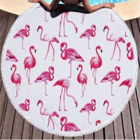 Custom Towel Digital Print Round Beach Towel Tassel Luxury Cotton Round Towel Customized Round Beach