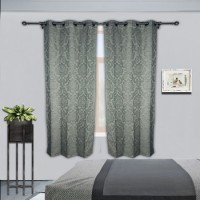 Curtains 8 Grommets Champray Eyelet Curtain for Bedroom Living Room  54X84 Inches; Curtain Fabric