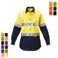 Reflective Safety Clothing Fluorescent Safety High Visibility Clothing for Men Reflective Safety Shi