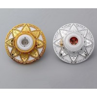 Supply Wholesale New Design Octagonal Star Pattern Screw Flat Lamp Holder