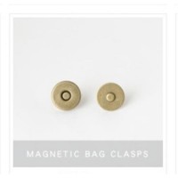 Round Magnetic Bag Metal Snap Button for Bag Accessory