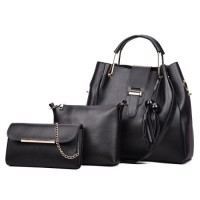 Hot Sell Lady Handbag Set 3PCS Lady Bag Set for Shopping Travelling Handbags