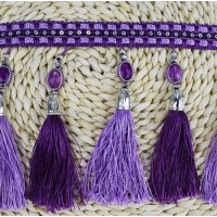 Fashion Curtain Tassel Fringe Home Textiles Colorful in Stock