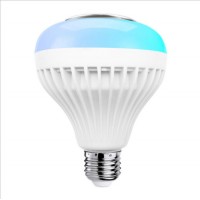 12W LED Music Smart Colorful Bluetooth Speaker Bulb Light with Wireless Remote Control