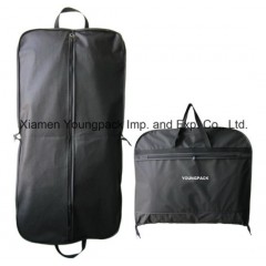 Wholesale Promotional Packing Bag Custom Printed Black PEVA and Non-Woven Fabric Cloth Cover Packagi图1