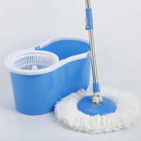 Portable 8-Shaped Hand-Washing Rotating Mop Bucket and Lazy Mop Set