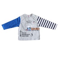 Children Clothes T-Shirts with Long Sleeves Printing Logo