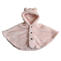 Baby Clothes Infant Winter Warm Coral Fleece Cloak Cape Mantle
