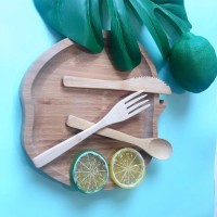 Eco Friendly 100% Biodegradable Bamboo cutlery Set