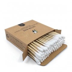 Bamboo Cotton Buds (300 pieces) 100% Biodegradable Vegan & Sustainable Compostable Premium Cotton Bu图1