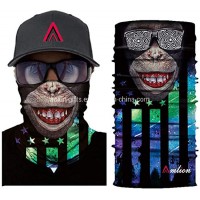 Multifunctional Seamless Trendy Snood Scarf Facial Headband Custom Printed Shield Neck Gaiter Bandan