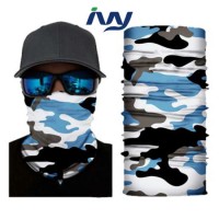 Wholesale Multifunctional 100% Polyester Motorcycle Paisley Tubular Bandana Face Mask with Custom Lo