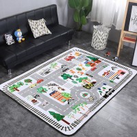 Nordic Wind Simple Mat Carpet Bed Front Mat Bedroom Living Room Decorative Carpet Yoga Mat Baby Craw