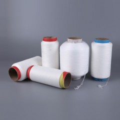 Factory Competitive Price DTY 300d/96f Dope Dyed Textured 100 Polyester Filament Yarn for Fabric图1