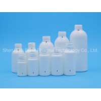 7ml to 100ml HDPE bottle  screw on neck  round shape  for liquid