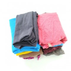 Oil Absorbent Dark Second Hand T - Shirt Cleaning Cotton Rags图1