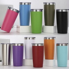 600ml Stainless Steel Insulated Vacuum Coffee Travel Water Water Camping Travel Cup图1