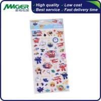 Custom Design Bubble Sticker/Cartoon 3D Puffy Sticker for Kids/Gift Craft