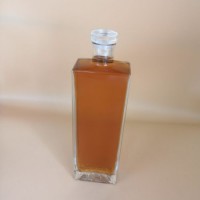 500ml 700ml Empty Square Spirit Bottle for Packing Vodka/Liquor/Brandy/Whiskey/Tequila/Rum with High