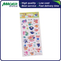 Custom Cartoon Bubble Stickers Stereo Baby Princess Paste Paper Label Sticker for Children