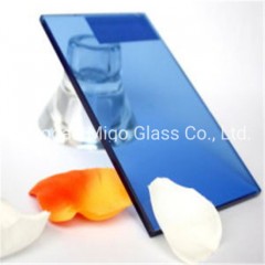 4-10mm Dark Blue Reflective Colored Glass/Ford Blue Tinted Float Glass图1