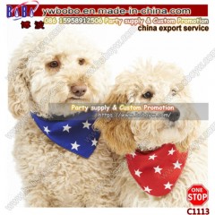 Acrylic Scarf Birthday Puppy Dog Bandana Cotton Bandana Pet Product (C1113)图1