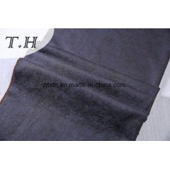 Hot Stamping and Print Suede Fabric Sofa Fabric图1