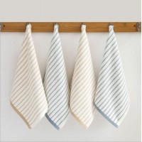 Young Modern Style Stripe Cotton Washcloth