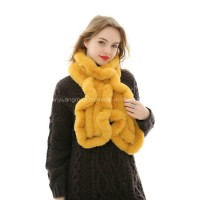 ODM Factory Price Fashion Winter Fake Rex Rabbit Fur Scarf