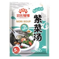 Nori Soup Laver with  Seafood Flavor Seasoning Bag 62g for Family Cooking