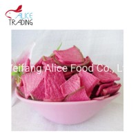 Chinese Vacuum Fried Red Core Radish Chips Vf Vegetables