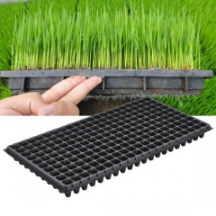 Seed Tray 1020 Flat Holes Hard Plastic Nursery Seed Tray Vegetable Nursery Propagation Seed Tray PVC图1