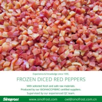 IQF Red Pepper Cubes  Frozen Red Pepper Cubes  IQF Diced Red Peppers  Frozen Diced Red Peppers  Froz