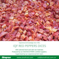 Best Prices  Frozen Red Sweet Bell Peppers Dices  IQF Red Sweet Bell Peppers Dices  IQF Red Pepper C