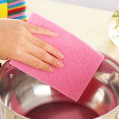 1PCS Efficient Scouring Pad Dish Cloth Cleaning Wipers Kitchen Rags Strong Decontamination Towels Pa图1