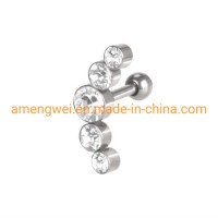 High Quality 316L Surgical Stainless Steel Stud Earring Ear Helix Conch Cartilage Ear Body Piercing