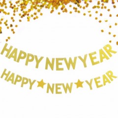 Happy New Year Decoration Letter Banner图1