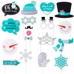 Christmas Photo Booth Props for Christmas Party图1