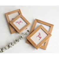 Love Birthday Collage Multi Double Custom Bamboo Wooden Photo Frame