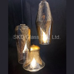 Decorative Hand Blown Glass Pendant Light图1