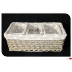 Handmade Willow Storage Baskets for Gift图1