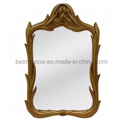 Wholesale Rustic PU Frame with Flat Mirror / Retro Wall Decor图1