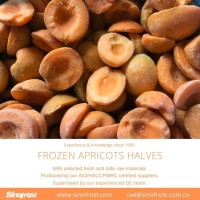 Frozen IQF Apricot Halves Peeled  IQF Frozen Fruit