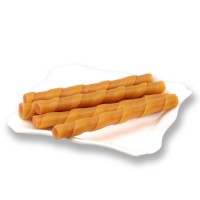 Smoked Rawhide Twist Best Selling Dog Chew Sticks Bulk Food Pet Supplier