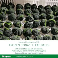 Frozen Spinach Balls  Frozen Spinach Leaf Ball  Bqf Spinach Leaf Balls  IQF Chopped Spinach Ball  IQ