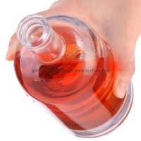 Custom Design 100ml/300ml/375ml/500ml/700ml/750ml Empty Clear Spirit Glass Bottle for Liquor/Vodka/W